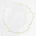 Блюдо, Kuchenland, 26 см, стекло, с золотистым кантом, Nautilus gold