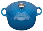 Чугунная эмалированная кастрюля с крышкой, 24 см, 4.2 л, Le Creuset, Марсель (Marseille) -lj