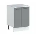 Кухонный модуль напольный столплит мюнхен СБ-3475 с двумя фасадами, ЛДСП, серый, 60х85,6х60 см