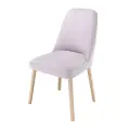 Стул мягкий SEDUM, тон натуральное дерево сиреневый