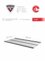 Сетчатая полка для гардеробной системы Титан-GS 603х306 мм черная 3 шт