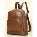 Рюкзак городской женский CAPRI из натуральной кожи коричневый CAP-7797-Brown