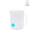 Емкость мерная из полипропилена, 1 литр (1000мл) / Кружка мерная / Стакан мерный с ручкой / Мензурка пластиковая.