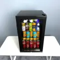 Холодильник маленький мини бар витрина для напитков, 98 литров