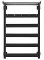 Полотенцесушитель электрический Secado Комано 1 КСП 80x50 черный матовый