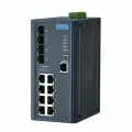 Управляемый коммутатор Advantech EKI-7712E-4F-AE Ethernet, 8 портов RJ-45, 4 порта Gigabit SFP,