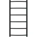 Полотенцесушитель электрический Двин (Dveen) R neo 80х40 см, без полки, К диммер черный матовый