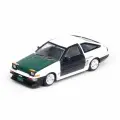 Машинка INNO64 1/64 Toyota Sprinter Trueno AE86 Drift King Car with Carbon Doors Keiichi Tsuchiya Diecast Scale Model Car