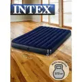 Надувной матрас-кровать Intex Classic Downy, 152х203х25 см (64759)