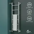 Полотенцесушитель Водяной узкий Onix Classic Left 200x800 с боковым подключением слева, полный комплект