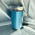Термокружка Smeg, 240 мл, голубая, нержавеющая сталь/пластик