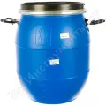 Бочка с крышкой на обруче Тара. ру полиэтилен, 48 л, синяя 00228