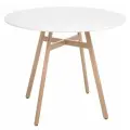 Стол Лайфмебель Skandi 90 белый, с механизмом трансформации, МДФ, дерево