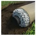 Труба дренажная SoftRock G-drain D110/250 3 метра без использования щебня (наполнитель Импортный)