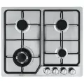 Газовая варочная панель RICCI HBS4501F, цвет панели нержавеющая сталь, цвет рамки серебристый