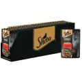 Влажный корм для кошек SHEBA® Крафт Коллекция «Рубленые кусочки Говядина в соусе» 28 x 75г