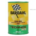 Масло моторное синт. TECHNOS XFS C6 0W20 1л от официального дистрибьютора, производитель - BARDAHL, артикул 395039