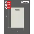 Фасад для посудомоечной машины VITAMIN, ЛДСП, 44.6x71.6 см