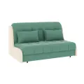 Диван-кровать Токио П 120 мятный с белыми подлокотниками с механизмом аккордеон