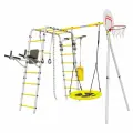 Дачный комплекс Fitness + гнездо качели Romana 103.20.05 (серый/жёлтый)