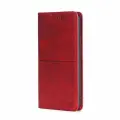Чехол-книжка MyPads для Xiaomi Mi Note 10/Note 10 Pro / Сяоми Редми Ноте 10/10 Про воловья кожа (красный)
