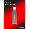 USB-накопитель Lexar JumpDrive D400 (USB 3.1/Type-C) 32 ГБ