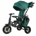 Велосипед трехколесный с ручкой управления, 10-8 дюйм, Qplay, зеленый, NovaPlus1G