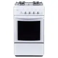 Газовая плита Flama RG 24026 W 50 см, 50 л, 4 конфорки, белый