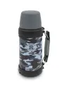 Термос 1 литр для чая с узким горлом c ручкой камуфляжный Sunflower/Подсолнух SVH 1000C B