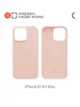 Силиконовый чехол COMMO Shield Case для Apple iPhone 16 Pro Max с поддержкой беспроводной зарядки, Персиково-розовый