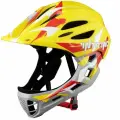 Детский шлем FullFace Intrino Satellite, лёгкий, размер S (46-53 см) вес 340 г жёлтый