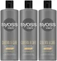 SYOSS Шампунь MEN 2в1 CONTROL&CARE для нормальных волос , 450мл, 3 шт