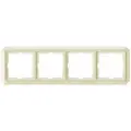 Рамка 4 поста. Цвет Бежевый. MERTEN ANTIQUE MTN483444