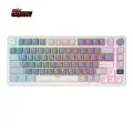 Клавиатура Royal Kludge RK-M75 Ocean Blue (USB/2.4 GHz/Bluetоoth, RGB, Hot Swap, K silver switch)
