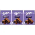 Бисквит Милка Чоко Брауни / Milka Choco Brownie 3 шт х 150 гр