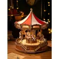 Классическая карусель, деревянный конструктор Музыкальная шкатулка AMC01
