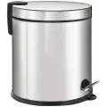 Ведро-контейнер для мусор Лайма classic, plus, 20 литров зеркальное, с педалью