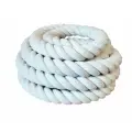 Канат хлопчатобумажный Х/Б 3-х прядный d-40 мм моток 10 м Мир Шнура