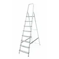Стремянка 8 ступеней Новая высота NV 1110, алюминиевая, 2,44 м
