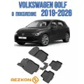 Резиновые коврики Volkswagen Golf 8 2019-2025 /резиновые коврики Фольксваген Гольф 8