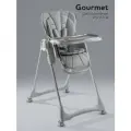 Стульчик для кормления Amarobaby Gourmet, серый (AB25-23GOU/11)