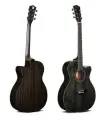 LS-130TBK-40 Акустическая гитара, с вырезом, черная, IZ