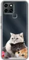 Чехол для Infinix Smart 6 с принтом Котики коты (Инфиникс Смарт 6)