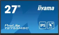 Монитор Iiyama 27 ProLite T2755MSC-B1 черный IPS LED 5ms 16:9 HDMI M/M матовая 1000:1 400cd 178гр/178гр 1920x1080 60Hz DP FHD USB Touch 5.8кг
