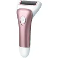 Электрическая роликовая пилка для педикюра Beurer MP55, белый/розовый