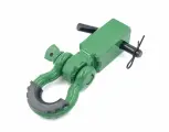 Буксирное устройство с шаклом и пальцем в квадратный фаркоп 50х50 (цвет зеленый), WA25-4.7GREEN
