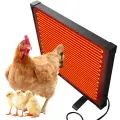 Chicken Coop Heater 145 Watts Radiant Heat Energy Efficient Safer Than Brooder Lamp Flat Panel for Chicks Hens Dogs Cats and Other Pets Install by Stand Up