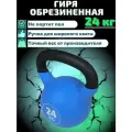 Гиря чугунная обрезиненная Euro Classic 24 кг