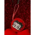 Betty Boop / Бетти Буп Мини-кошелёк-монетница бордовый бархат с пайетками, фигурка по видеоиграм