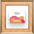 Багетная рама 20x20 для картин и фотографий, вышивки, алмазной мозаики